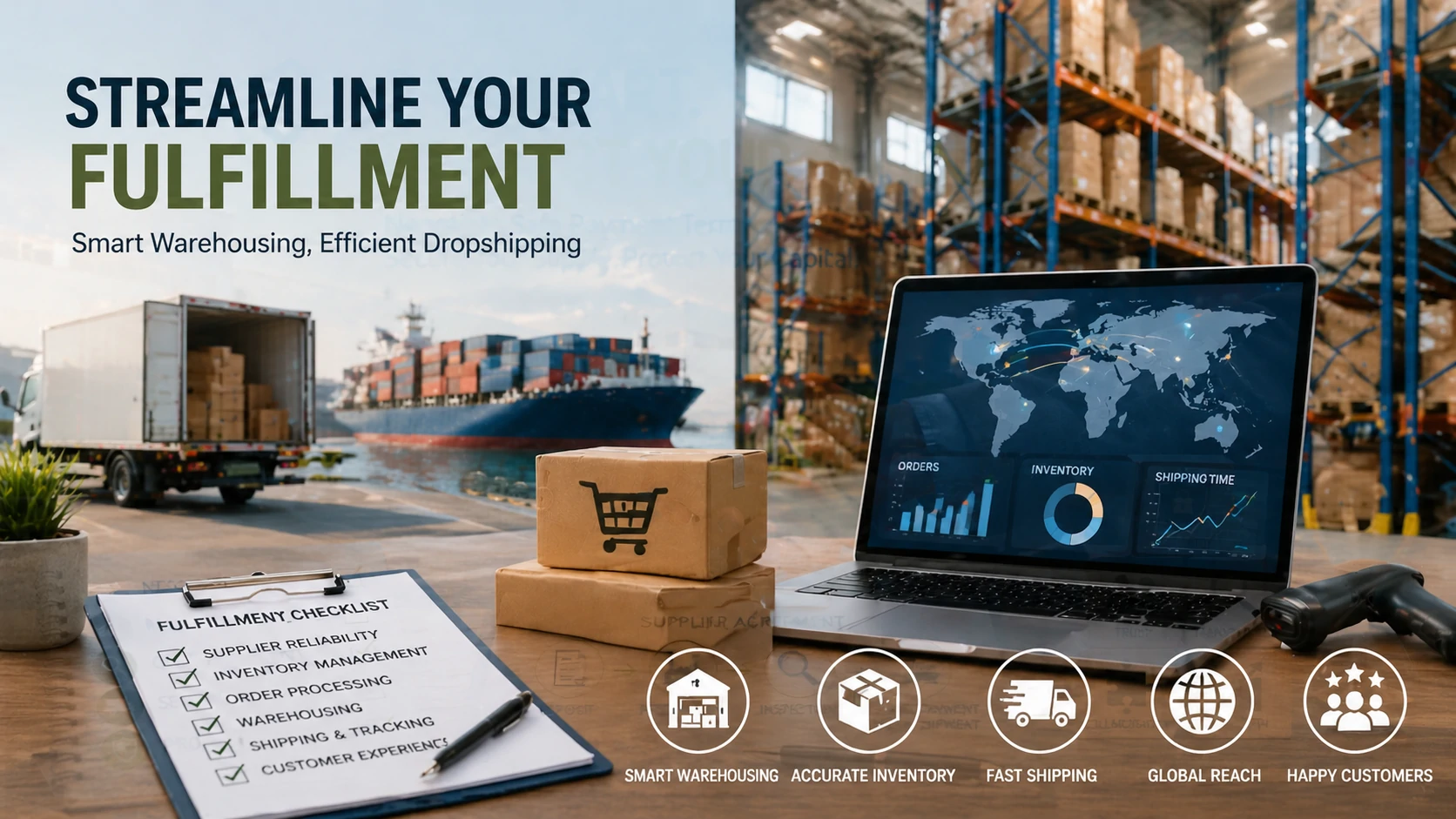 Optimieren Sie Ihre Auftragsabwicklung: Eine Checkliste für China Warehousing und Dropshipping
